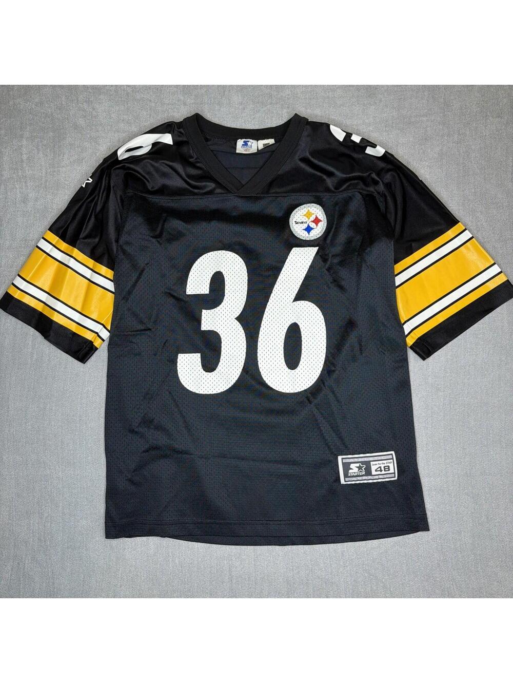 Vintage Starter 1995 NFL Pittsburgh Steelers Jersey 36 Jerome Bettis L 48